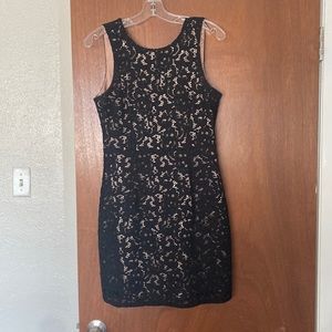 Julie Brown black dress
